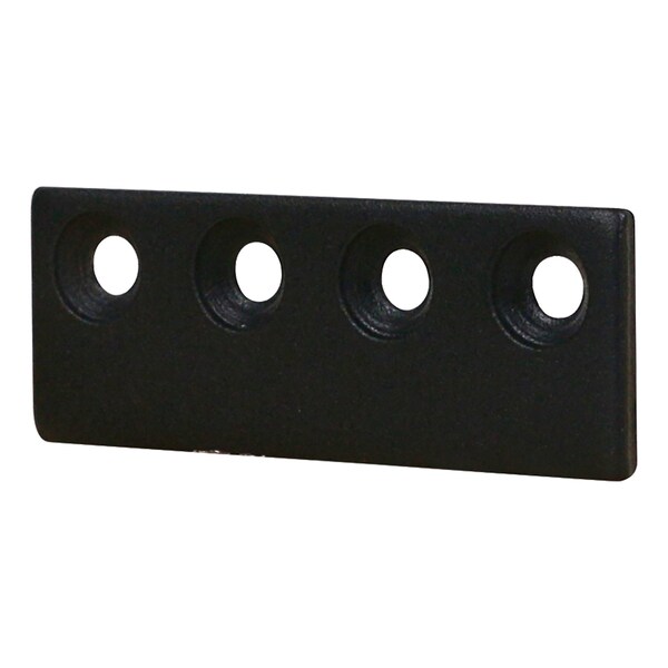 National Hardware National Hardware 3-1/8 in. L Matte Black Steel Sliding Door Hardware Connecting Adapter 1 pk N700-106 - main
